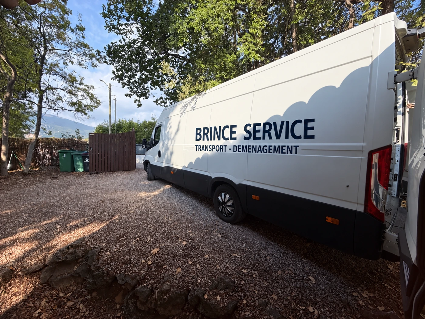 Utilitaire Brince sur une intervention